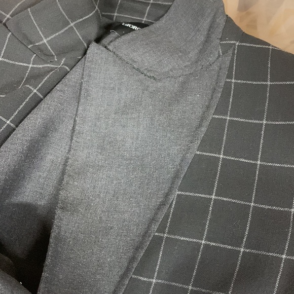 Giorgio Armani Black Checkered Blazer - Picture 14 of 14